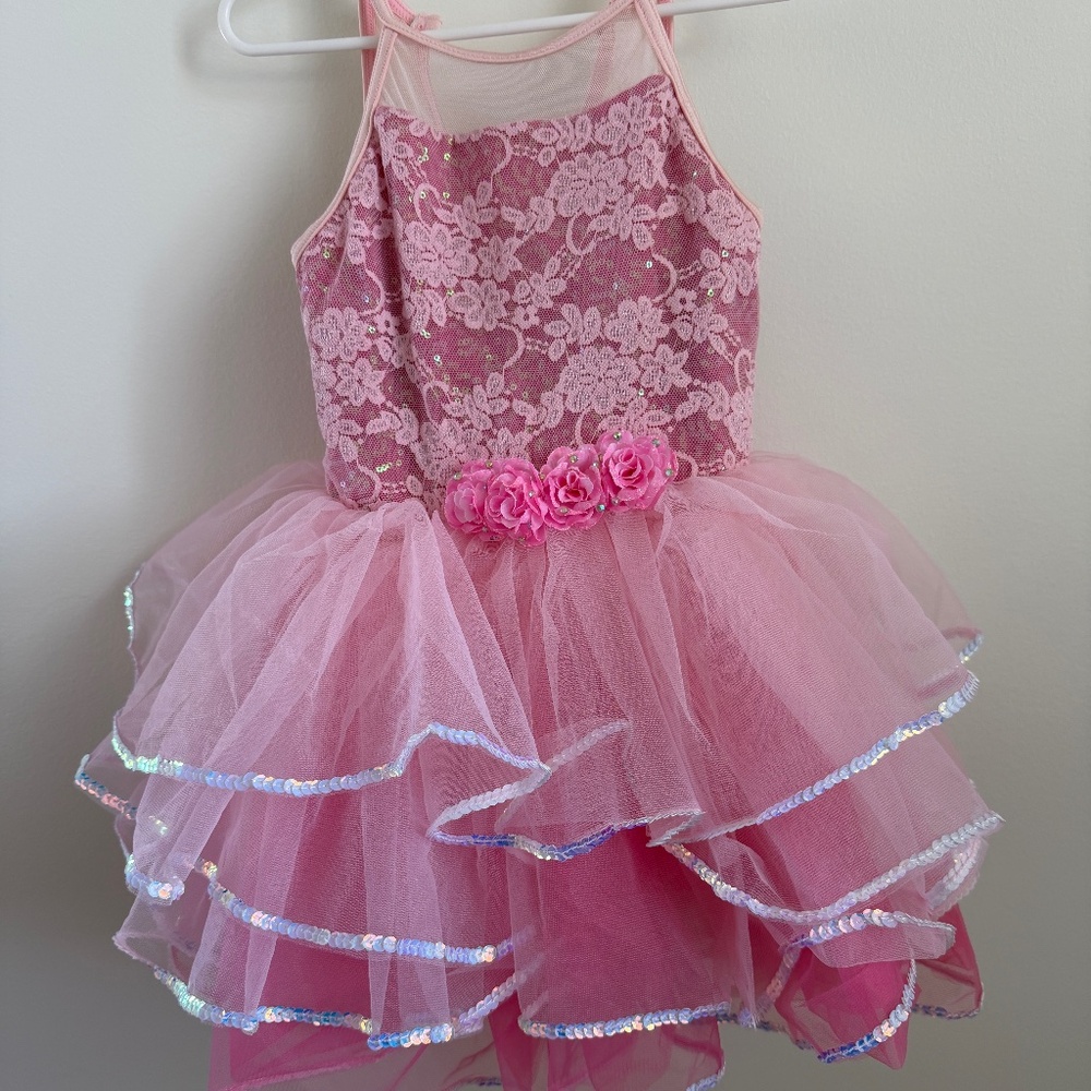 Weissman Pink Dance Costume, size SC